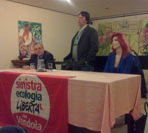 Incontro con il candidato di SEL Gino De Paolis. Velletri 8 febbraio 2013