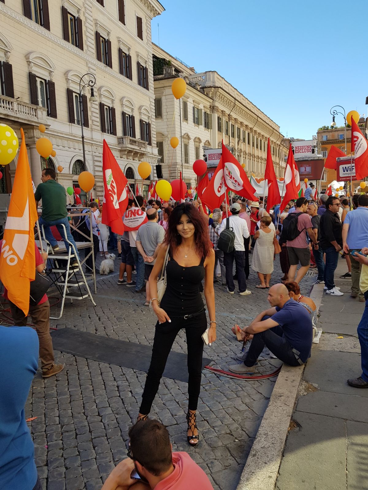 1 Luglio 2017 insieme, nessuno escluso, piazza Santi Apostoli, Roma